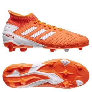 ADIDAS PREDATOR 19.3 Woman Soccer Cleats Neon Orange Size 9 NEW